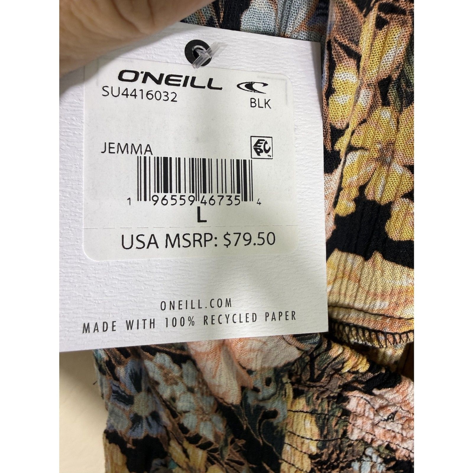 O'Neill Jemma Maxi Halter Dress Size Large *Sold Out* image 6