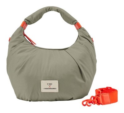 Unio Hamburg x Les Visionnaires Puffy Unio Kitzbuehel M Schultertasche Tea Green