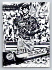 2019 Topps Big League Black and White #110 Ehire Adrianza 50 (ref 193711)
