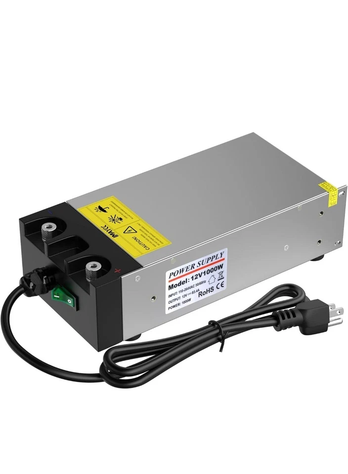 IMAYCC AC zu DC Wandler SMPS 110V auf 12V, Universaltransformator 83,4A 1000 W