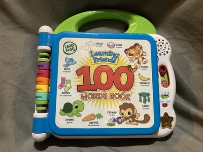Leap Frog Learning Friends 100 Words Electronic Book English/Spanish 2018 Music