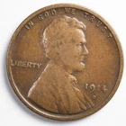 1914-D Lincoln Wheat Penny Cent Fine (F)
