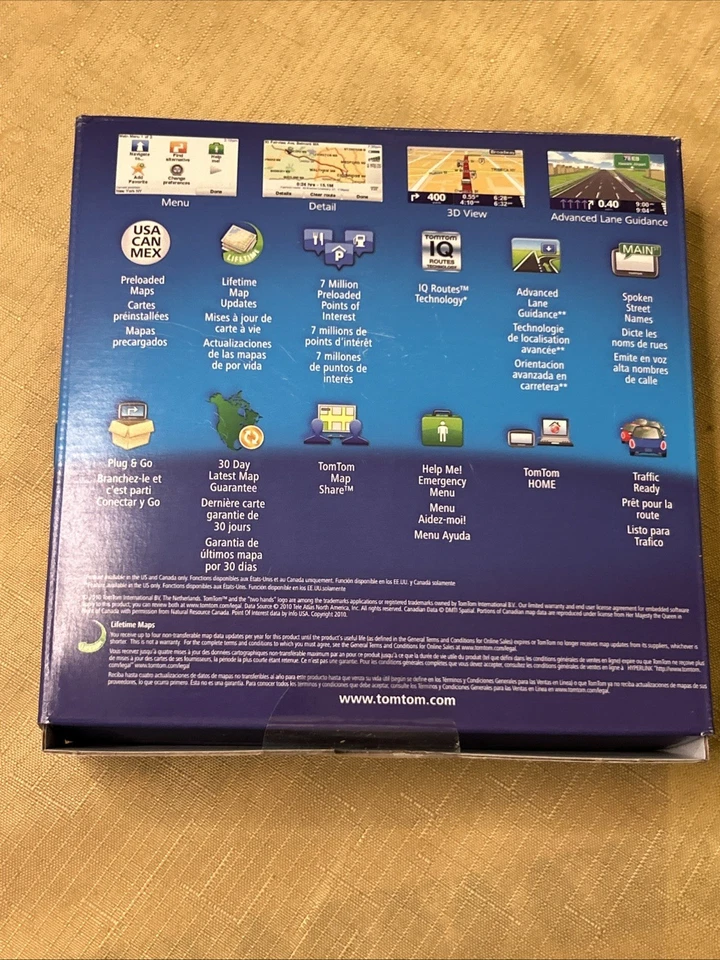 TomTom XXL 540M US, Canada & Mexico 5” Lifetime Maps Edition GPS, - New - - Image 2 of 4