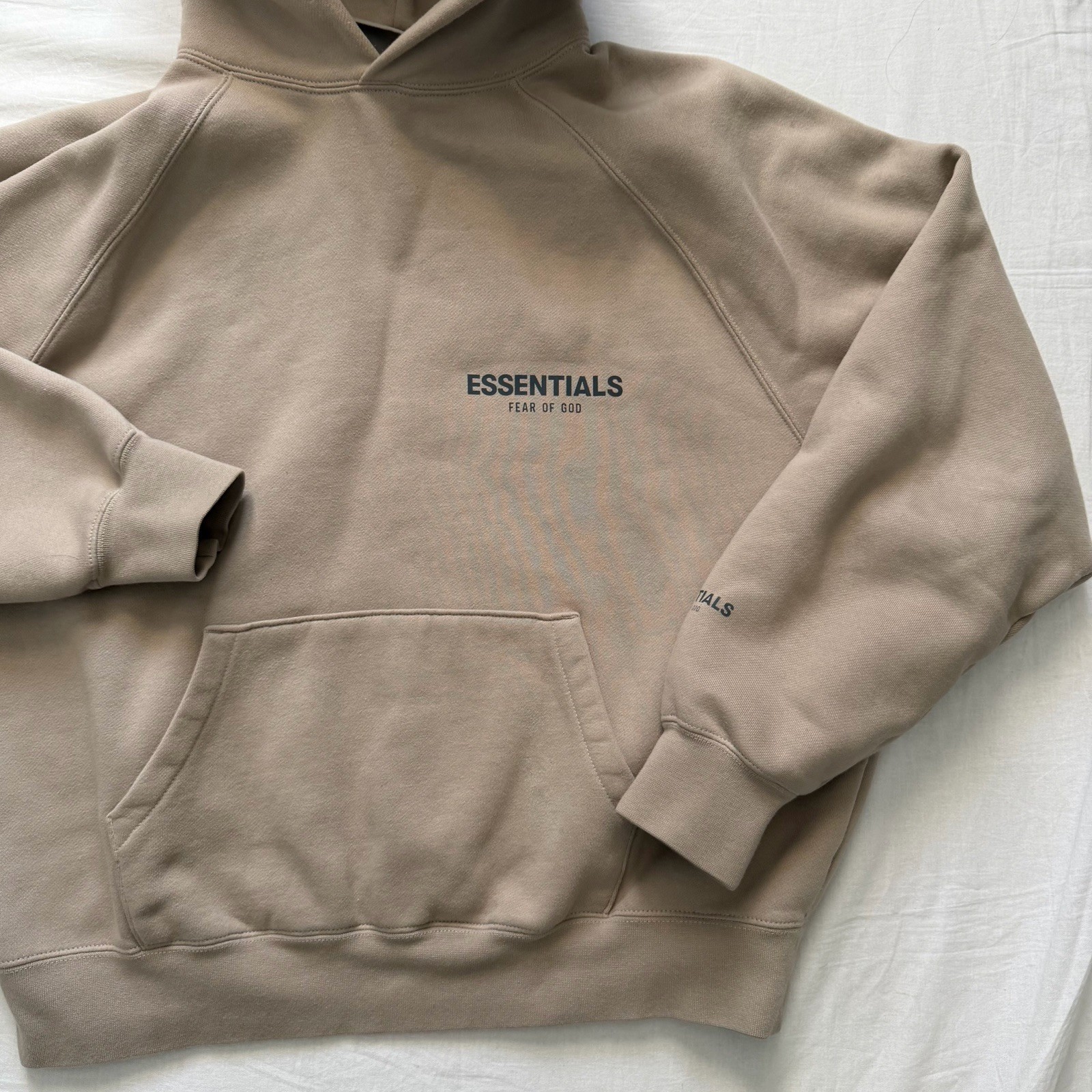 FEAR OF GOD ESSENTIALS “Linen Tan” Size S Mens Authentic thumbnail 2