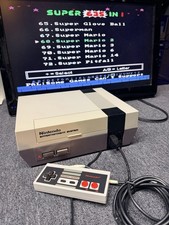 Nintendo NES + AV & Power Mod + 635 Cart + Controller + PSU