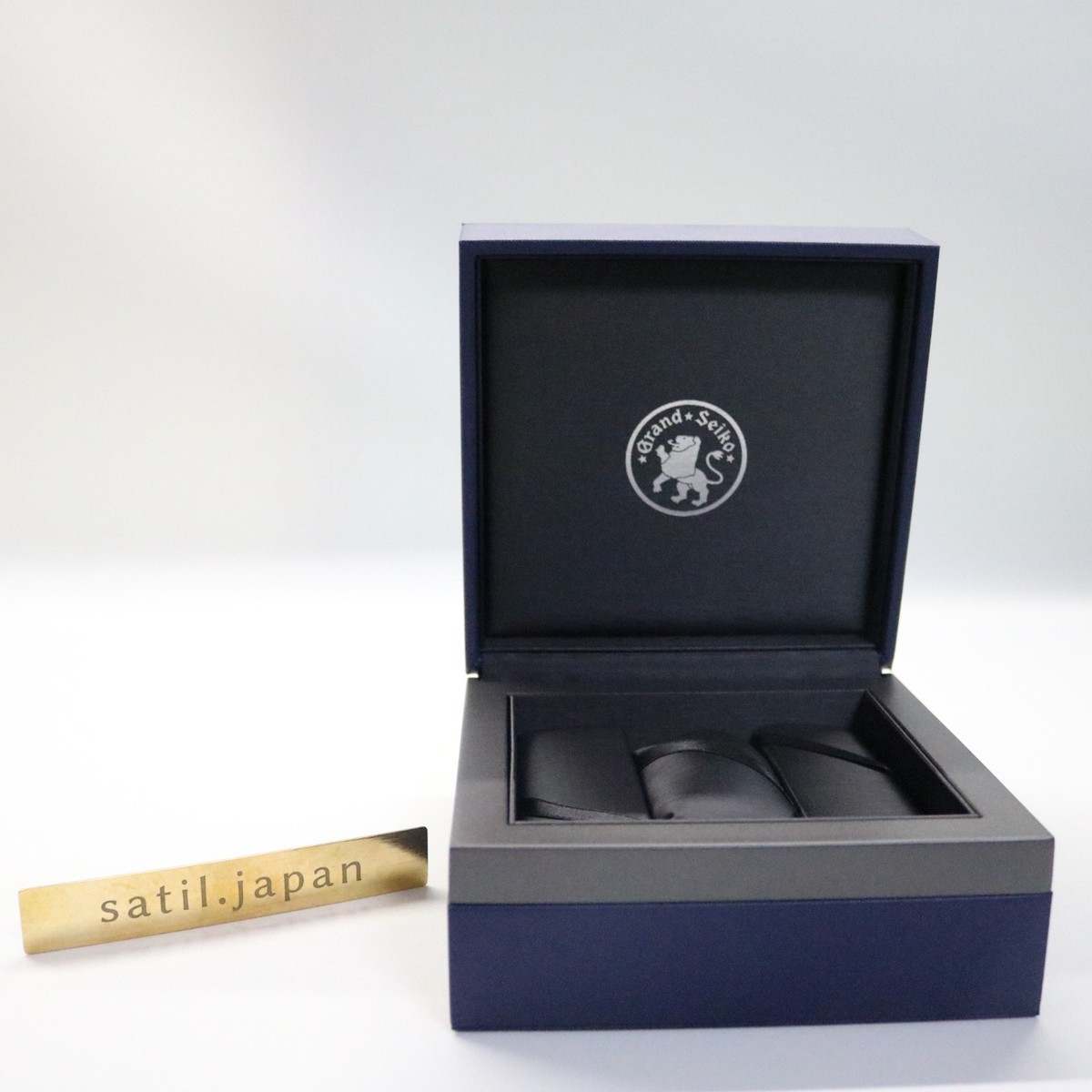 Grand Seiko Empty Box Watch Case Blue Black from Japan | eBay