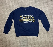 West Virginia Kids Sweater Size 6 Years