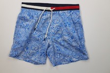 Vintage Tommy Hilfiger Mens Medium Pineapple Flower Lined Shorts Swim Trunks