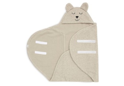 Jollein Einschlagdecke für Babyschale Bear Boucle - Olive Green Puckdecke