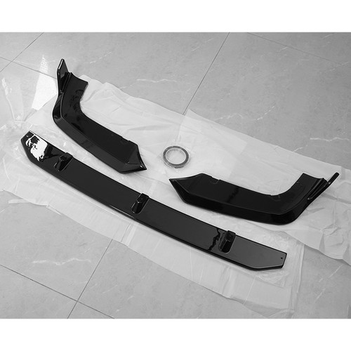 Gloss Black For BMW F95 X5M 2020-2023 Performance Front Bumper Lip Splitter Kit - Picture 7 of 12