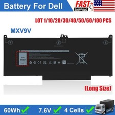   LOT MXV9V Battery For Dell Latitude 5300 5310 7300 7400 5VC2M 829MX P96G 60Wh