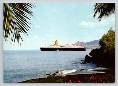 TS Bremen Ocean Liner North German Lloyd Flagship Vintage Postcard Germany