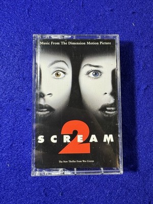 SCREAM 2 Soundtrack Music From The Dimension Motion Picture; Cassette Tape 1997