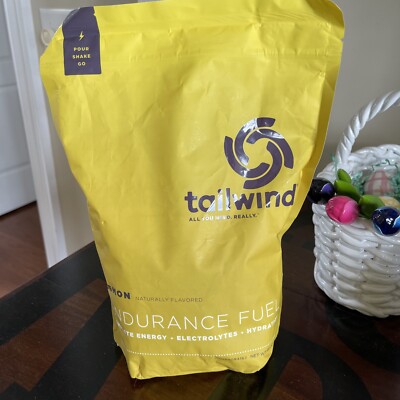Tailwind Nutrition Endurance Fuel - Lemon, 48 oz Gluten Free Vegan Exp 2/26