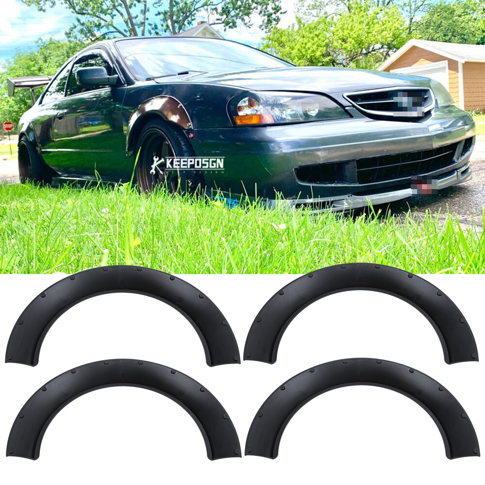 4PCS Fender Flares Wide Body Kits Wheel Arches Protector For Acura CL Integra 4PCS Fender Flares Wide Body Kits Wheel Arches Protector For Acura CL Integra