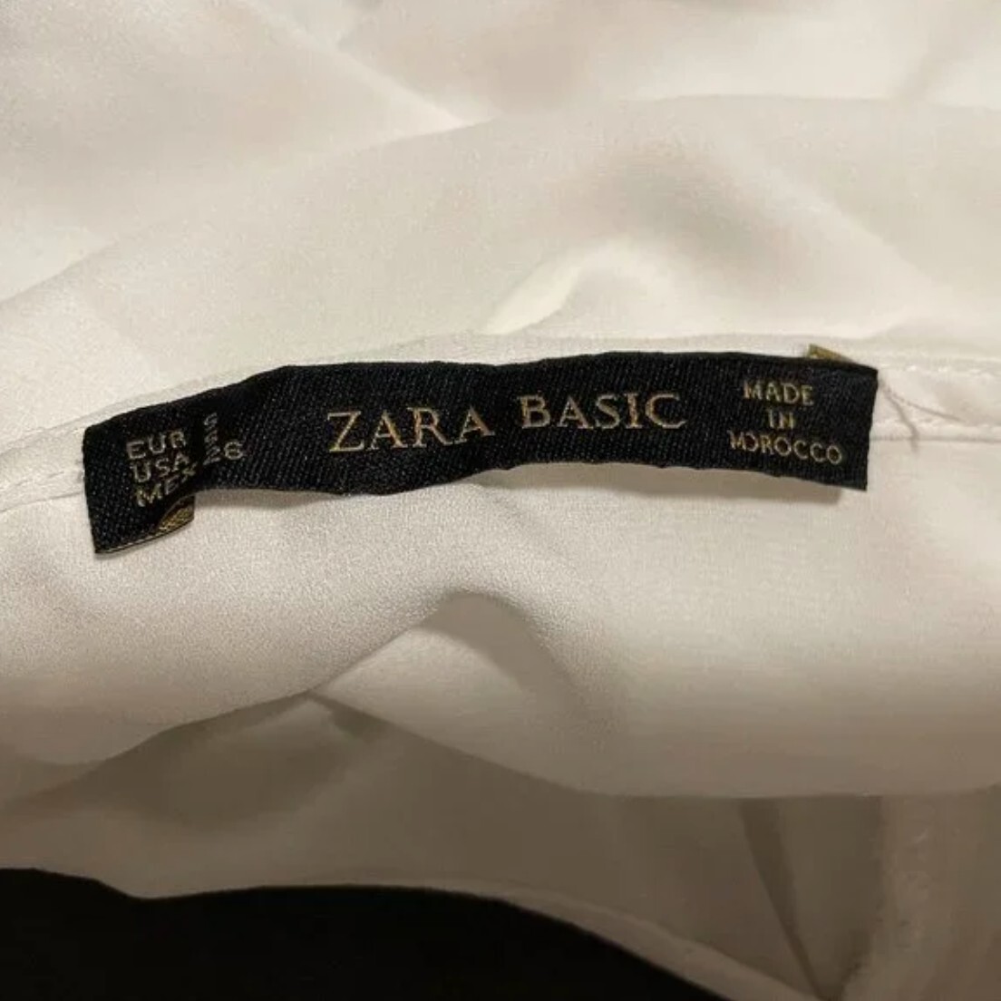 Zara Basic White Back less Halter neck top - Size… - image 5