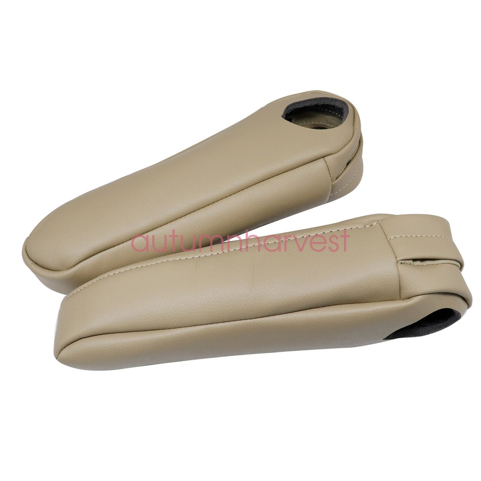 Black Vinyl Leather Seat Armrest Covers For 1999-2002 Lexus RX300 & 2003-2009 RX330 – Front Pair – Kar Designers