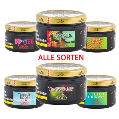 Adalya Tobacco Shishatabak Wasserpfeifen Tabak Hookah ALLE SORTEN NEU!