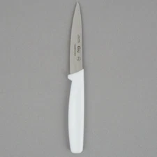 Choice 3 1/2" White Smooth Edge Paring Knife NSF