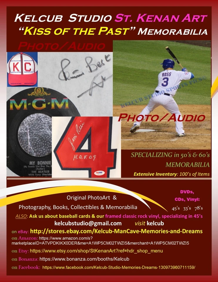 RARE Tony LaRussa Chicago Cubs Final 8x10 as Player probably 1973 Brace - Image 2 of 3