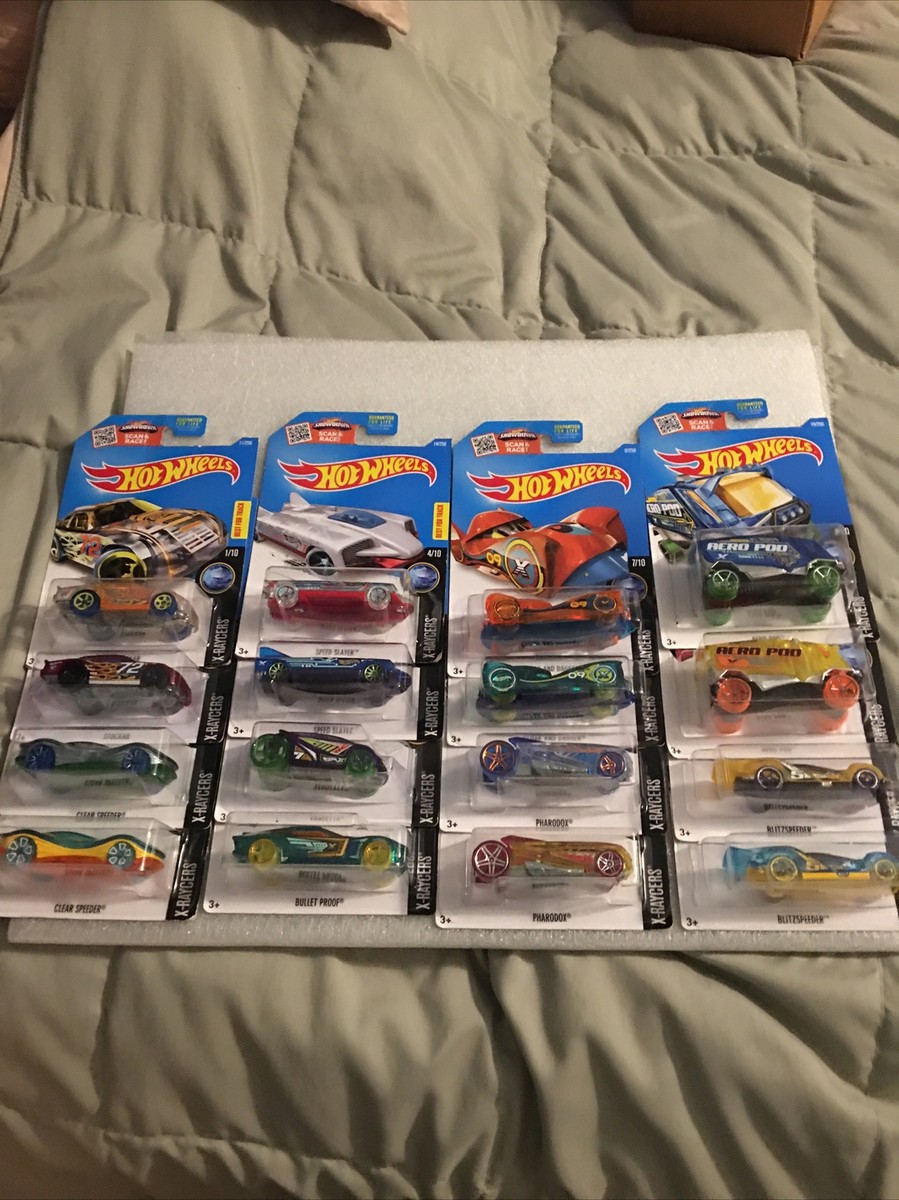 Hot Wheels 2016 X-Raycers Series 16 Cars Nice Mix Of Variations