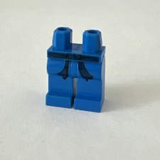 LEGO 970c00pb0088 1pc Hips And Legs W/ Dark Blue Sash Pattern
