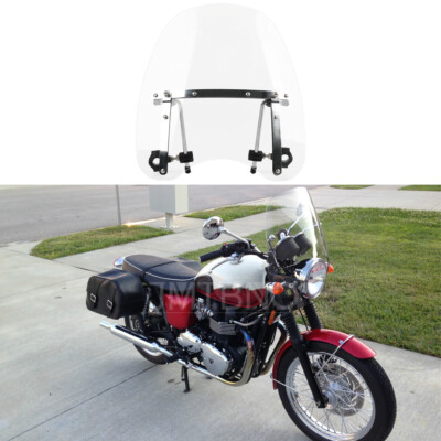 TRIUMPH ボンネビル T100 ウインドシールド クリア 18
