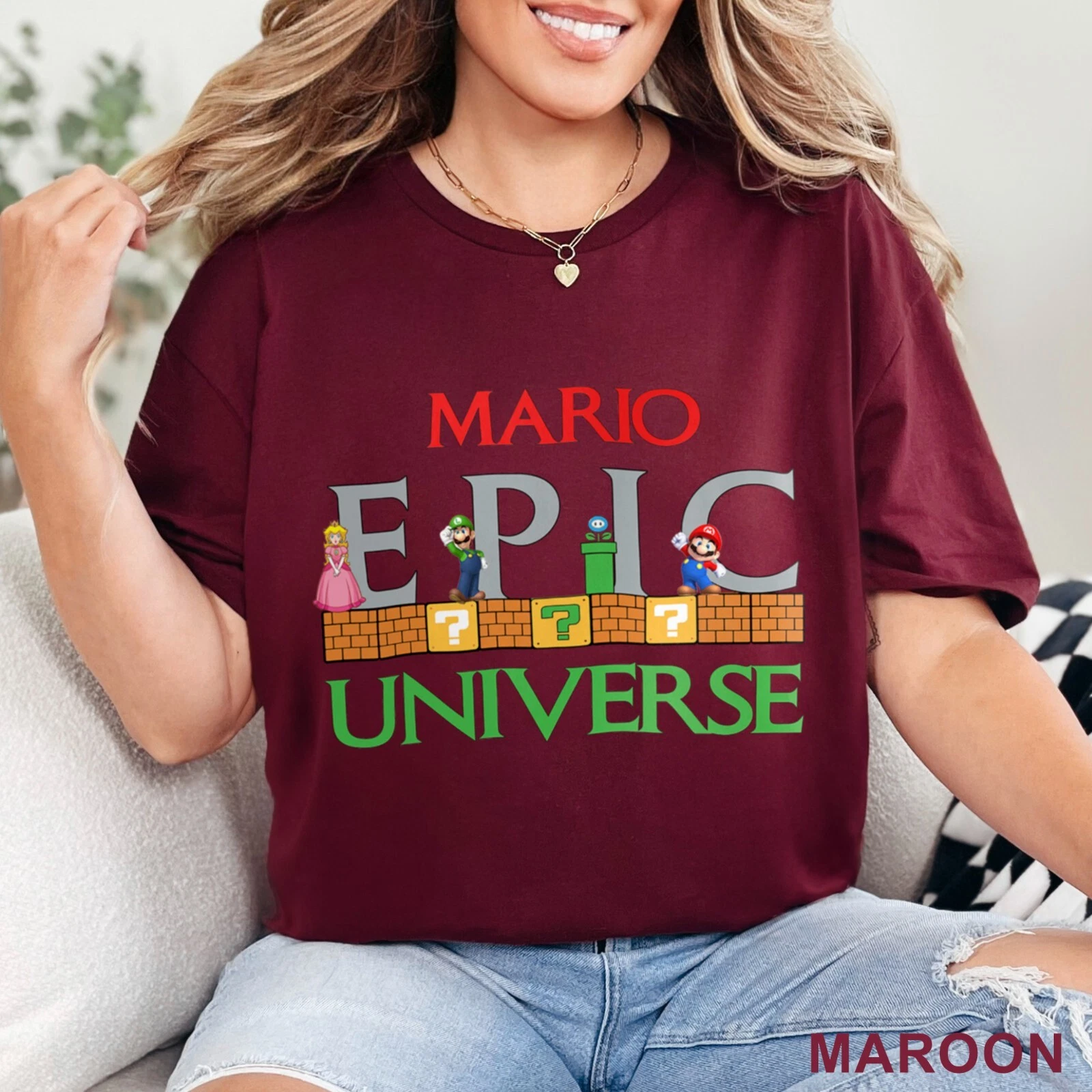 Universal Studios Epic Mario Shirt, Universal Epic Universe Shirt