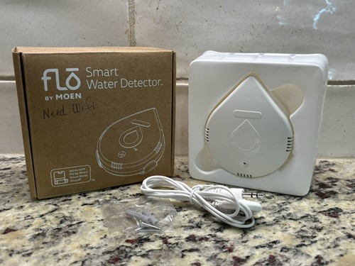 NEW OPEN BOX Flo By Moen 920-004 Smart Water Leak Detection System Smart Water