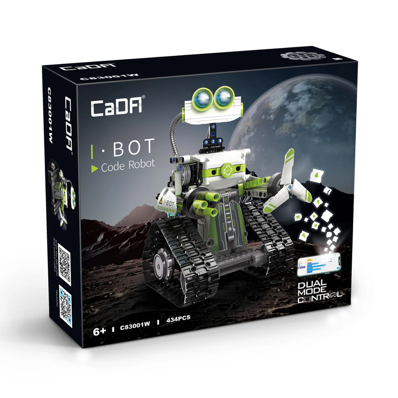 CaDA I. Bot Robot - RC Dual Mode Control - 434 Pieces Brick Model Kit C83001W