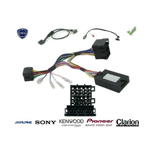 Commande au volant pour Lancia Ypsilon 2005-2011 pour changer d'autoradio d'origine