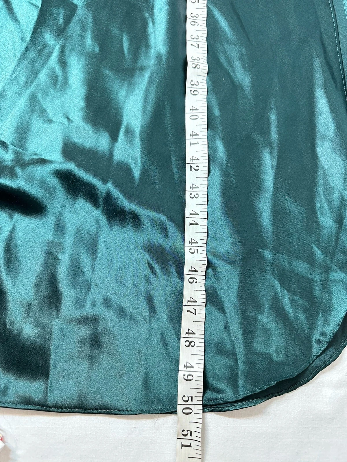 VALENTINO Camicia da notte vintage California Dynasty verde velluto e raso abito slip fata grunge M