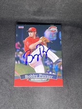Bobby Poyner 2016 Choice Greenville Drive #30 Auto Autographed Signed MILB Card