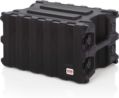 Gator Cases Pro Series Rotationally Molded 6U Rack Case with Shallow 13'' Depth