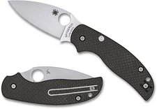 SPYDERCO Sage 6, 6 Button Release Compression Lock,CPM S90V(420V) C123CFBCLS90VP