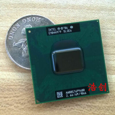 Intel SLGE6 Core 2 Duo P9600 2.66GHz 6M 1066 Mobile CPU Socket P