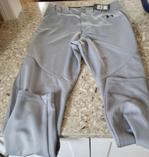 UNDER ARMOUR GRAY BASEBALL PANTS SIZE LG/G/G BRAND NEW 