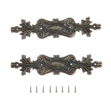 2Pcs Wooden Case Chest Trunk Jewelry Box Flightcase Corner Protectors Cover