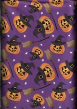 45" 100% cotton Halloween fabric by MDG Designs