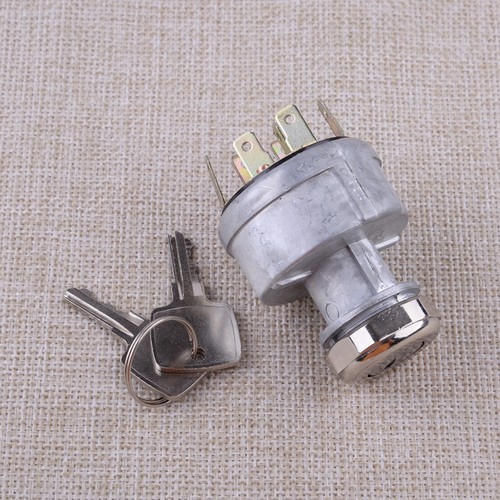 Interrupteur D'allumage Avec Clé Pour Chariot élévateur Linde (réf. 7915492632) - Acier Inoxydable, étanche - Compatible Séries 1218, 351, 352, HT25-35 - 3