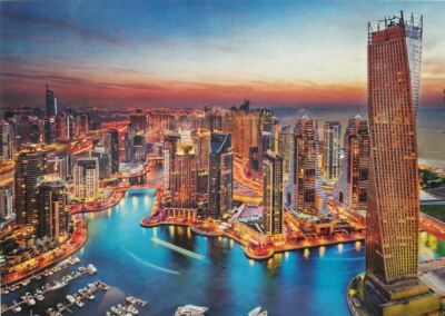 Puzzle Dubai, 1500 Teile, ca. 84,3 x 59,2 cm - Clementoni 