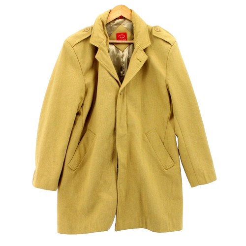 la peau de gem】shaggy middle coat beige 【公式通販】