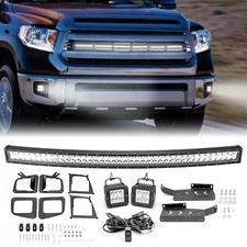 For 2014-2021 Toyota Tundra (42" Light Bar+3'' Pods) Driving Fog Light Lamp Kit