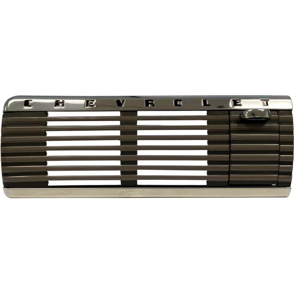 1947~1953 Chevy Pickup Truck Dash Speaker Grille w/Ash Tray CHEVROLET Letters Foto 2 de 4