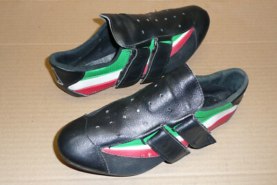 Rennradschuhe elegante Radschuhe Gr. 40 Leder,  Made in Italy