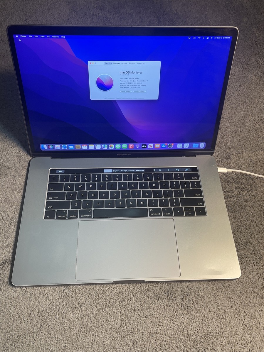 2016 MacBook Pro 15