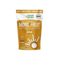 Health Garden Monk Fruit Sweetener, Classic - Non GMO - Gluten Free - Sugar Subs