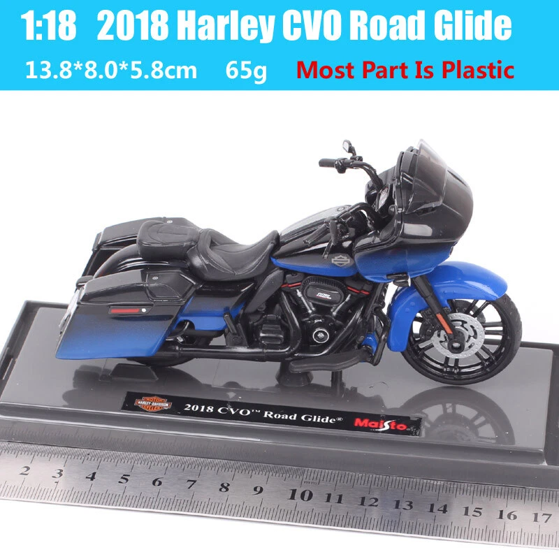 1/18 Maisto 2018 Harley CVO Road Glide Touring Motorcycle Diecast Bike Model Toy - Image 2 of 4
