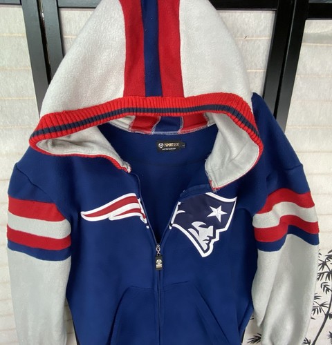 New England Patriots Adults LARGE Jumpsuit One Piece Pajama Union Suit READ - Picture 8 of 19