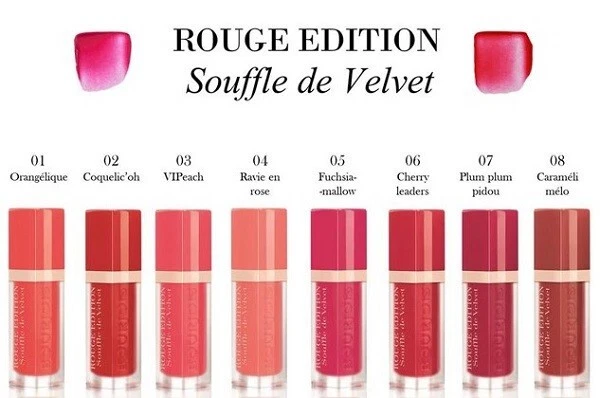 Bourjois Rouge a levres Edition Souffle de Velvet - #00